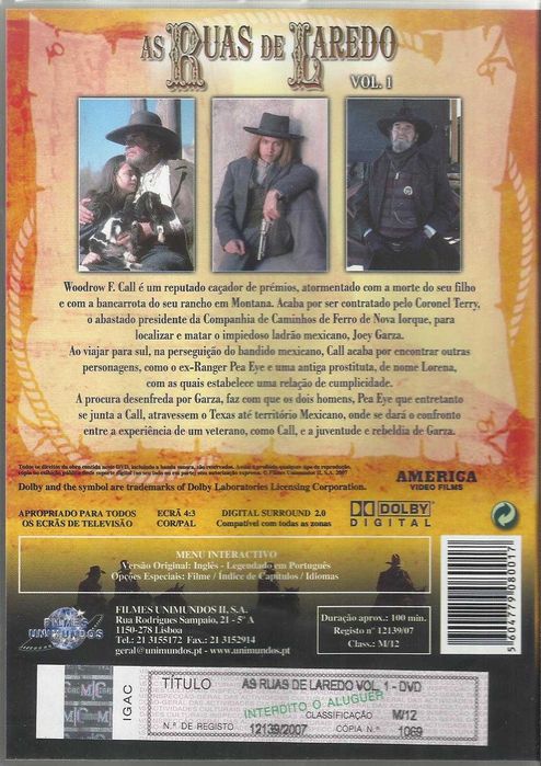 As Ruas de Laredo (série completa 3 DVD) (1995)