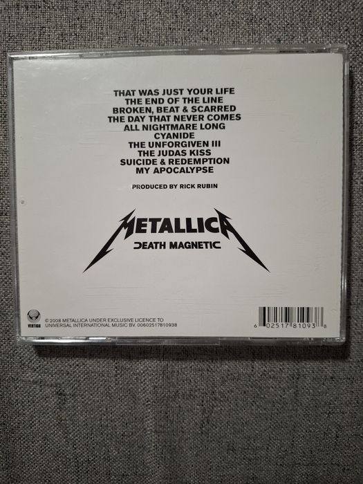Metallica , Death Magnetic CD wyd. Polskie