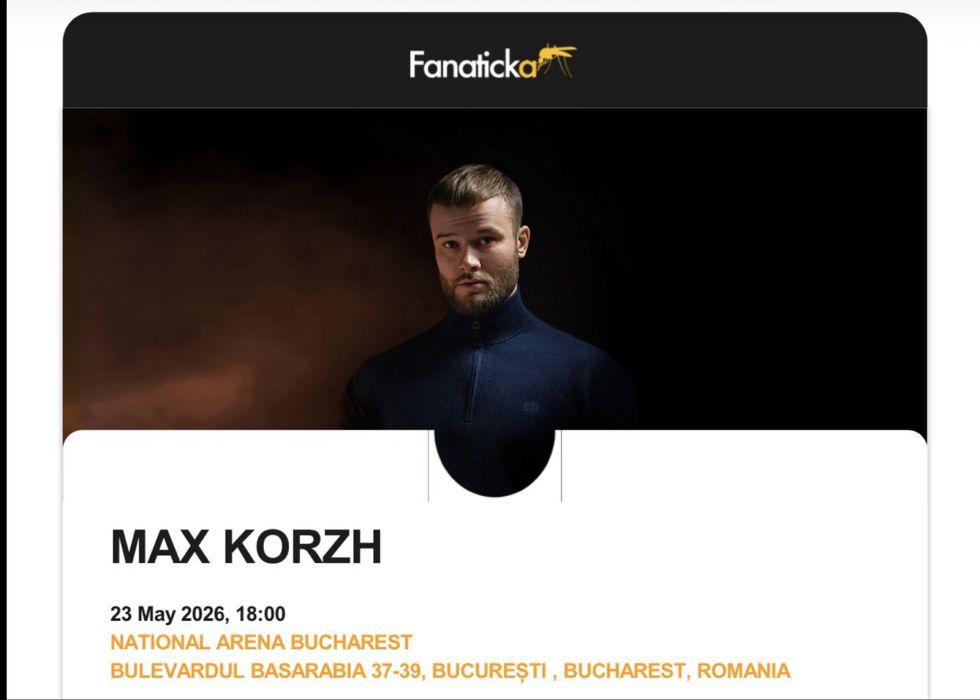 Продам квиток на Макса Коржа