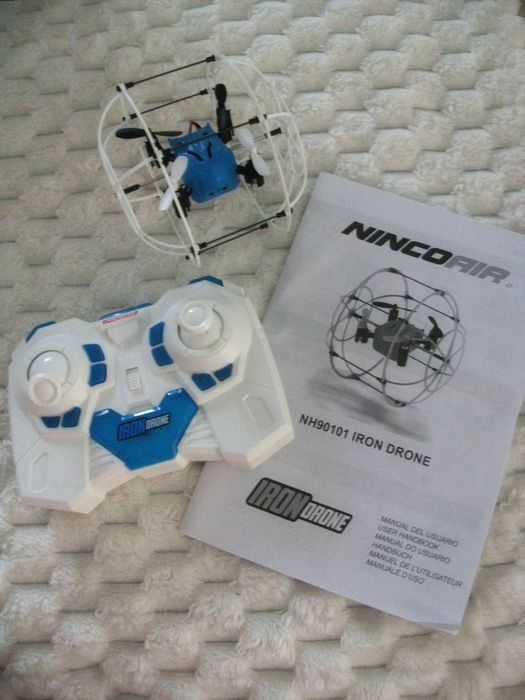 Drone Ninco Air Iron 3 em 1 – Voa, Conduz e Escala (Caixa Original)