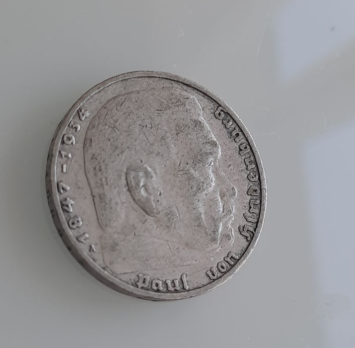 2 рейхсмарки 1937 года
Номинал	2 марки