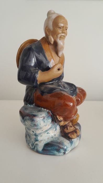 Figura chinesa policromada