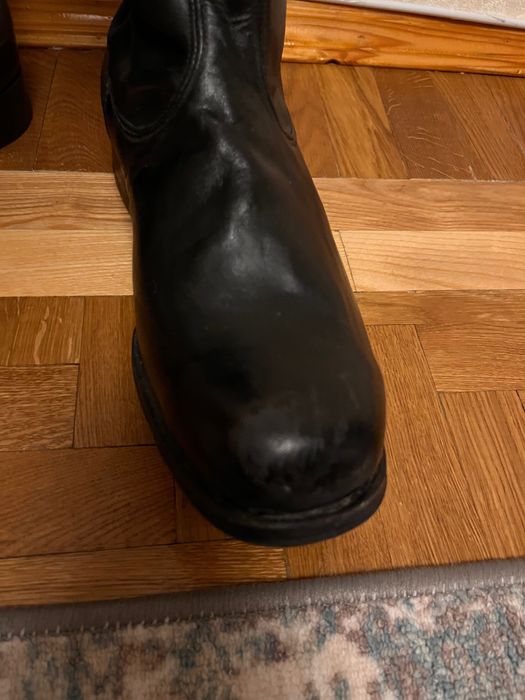 Хромові вінтажні сапоги, хромовые офицерские сапоги