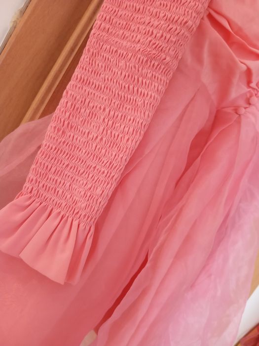 Vestido lindo de cerimónia, rosa tamanho S marca Sugar Thrills