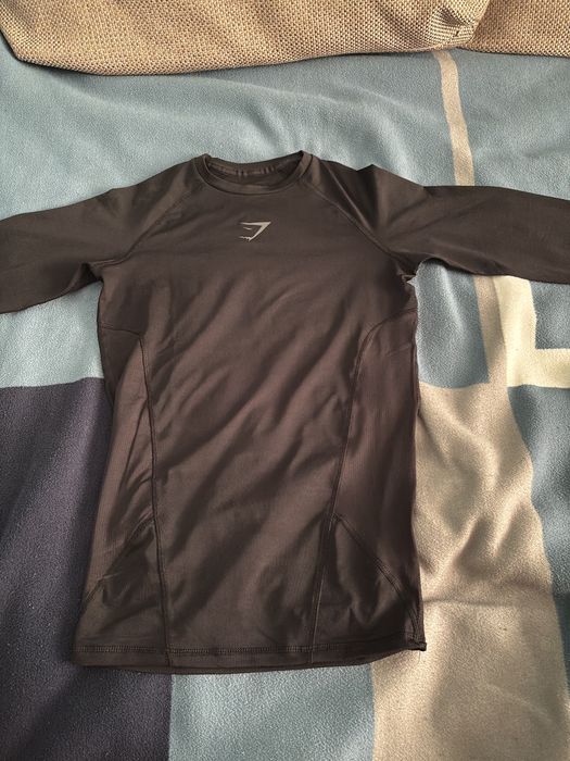 Gymshark element baselayer long sleeve, XS чорна