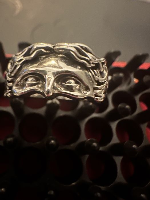 Antyczny Sygnet Versace Venus de Milo r 11. Stal szlachetna. Wewn 21mm