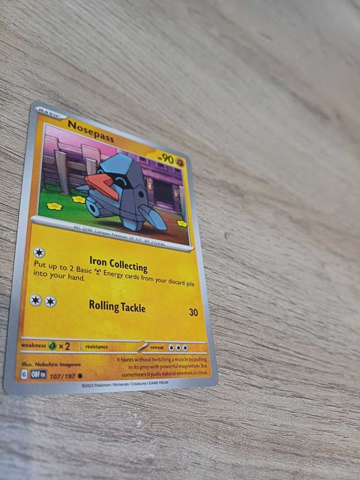 Carta Pokémon Nosepass #107