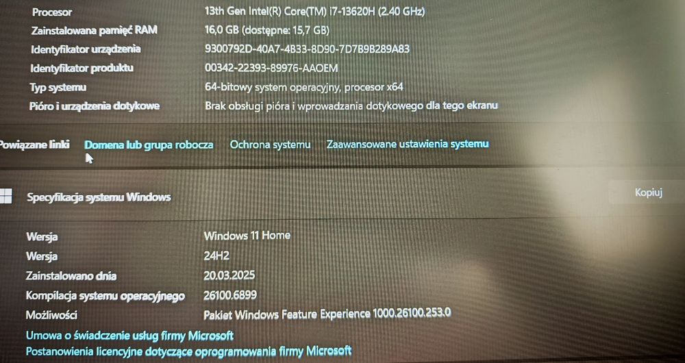 Laptop Gamingowy HP Omen 16 RTX 4060 16GB 1 Tb