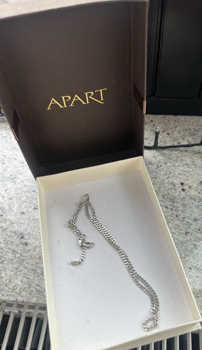 Srebrny łańcuszek pancerka 925 marka Apart