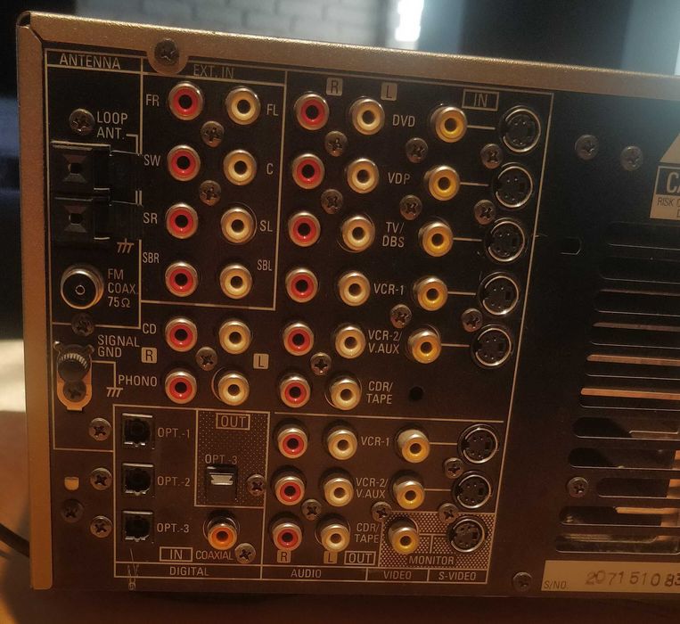 Denon AVR 3802 - legendarny amplituner AV, doskonały stan, z pilotem!