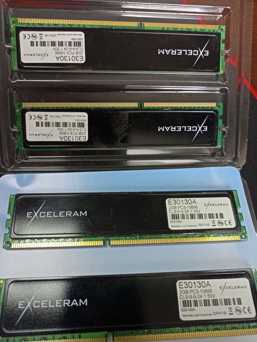 ОЗУ DDR3 - 1333, 4 планки по 2GB