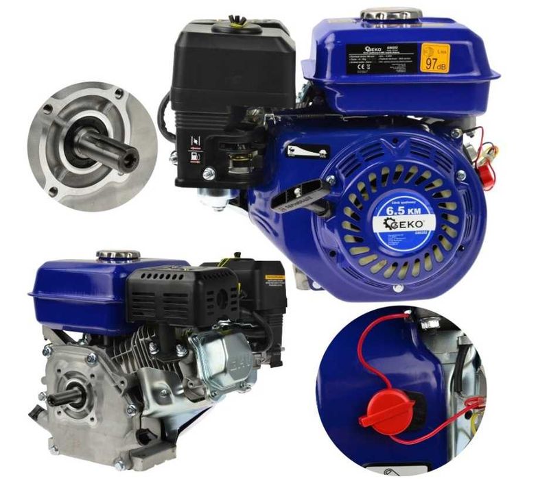 Silnik spalinowy CZUJNIK OLEJU 4,81 kW 6,5KM 20 mm wałek 3600 obr/min