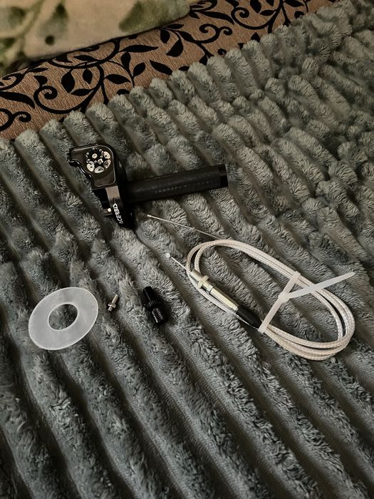 Короткоходная ручка газа Acerbis +трос газа