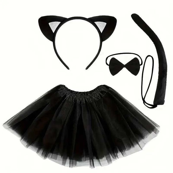 Strój dla dziewczynki  KOT na bal karnawałowy przebranie kostium