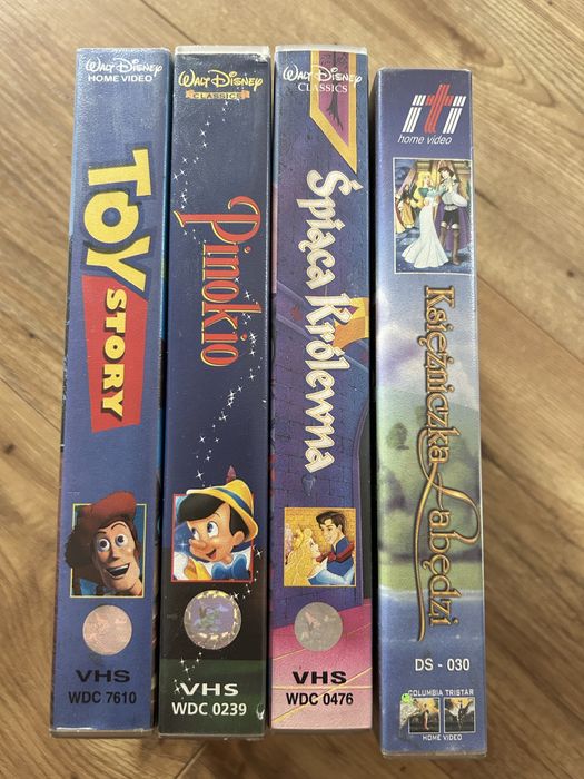 Kasety VHS bajki