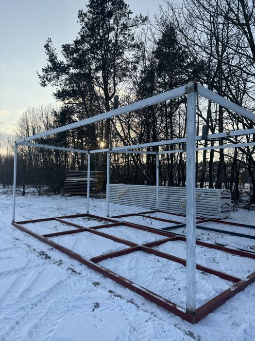 Rama pawilon kontener konstrukcja haki solidna