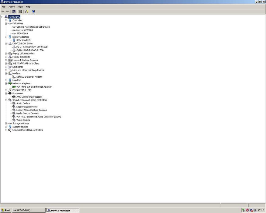 Komputer z 2003r. retro brak karty graficznej