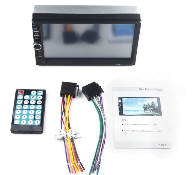 AutoRadio 2 DIN 7'' Comando, Bluetooth.... Paços de Ferreira • OLX Portugal