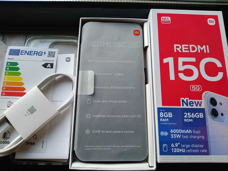 Xiaomi Redmi 15C 5G 256GB Como Novo na Caixa com Fatura