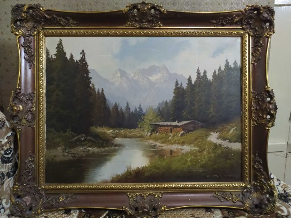 Картины маслом (на холсте, картоне  В.Гайдук, Калиновский и др.)