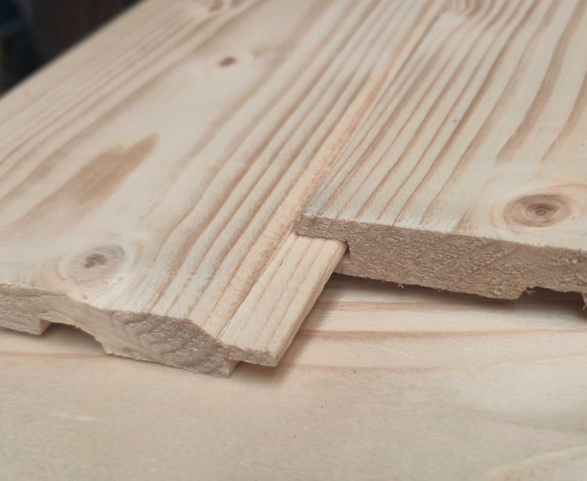 Boazeria, podbitka świerkowa 14x121 softline/faza klasa AB