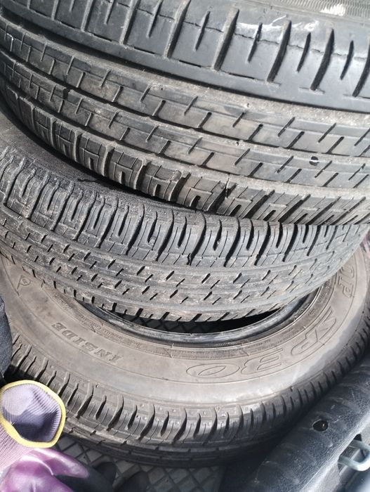 4 szt opon letnich 155/70r13 Dunlop ,bieżnik 6mm