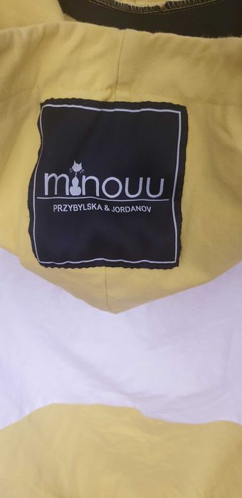 Bluzka w paski żółty