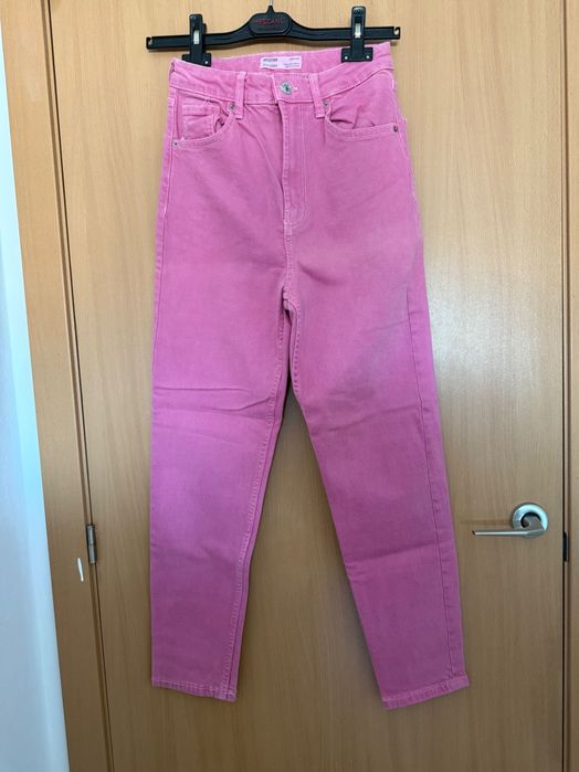 Jeans Mom Slim Bershka 36