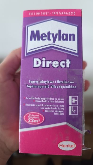 Tapeta na flizelinie pastelowe  polne kwiaty + klej Metylan