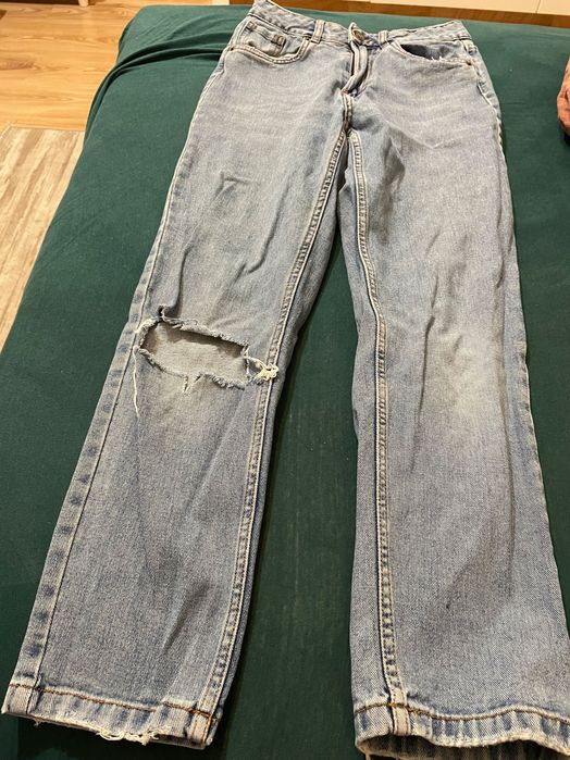 Spodnie jeansy Cropp denim xss 32