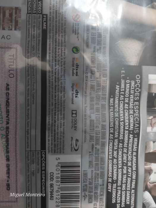 Filme Blu Ray As Cinquenta Sombras De Grey
