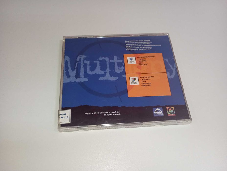 Fiat Multispy PC CD ROM jogo de ação de aventura novo e fechado