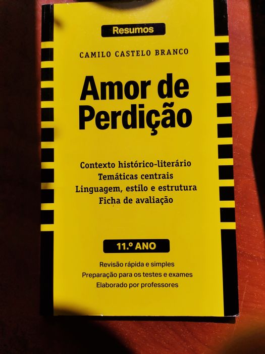 Livro de Resumos Amor de Perdição