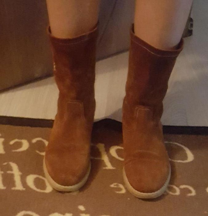 Оригинал.фирменные,кожаные,стильные,демисезонные сапоги u.s. polo assn