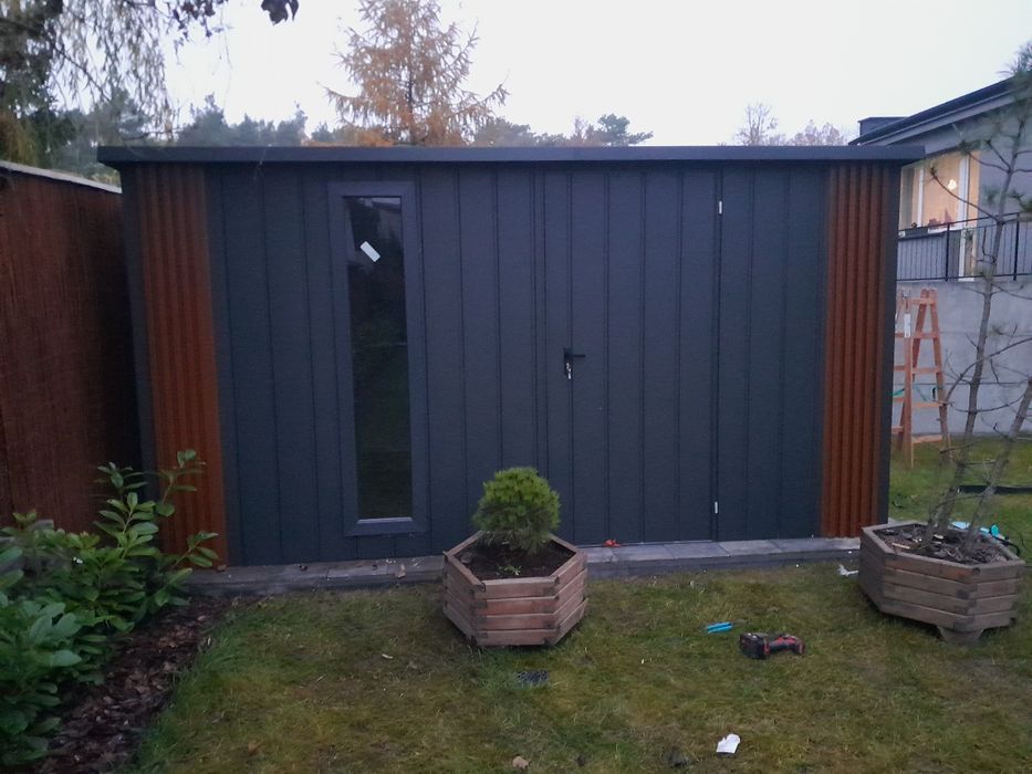 Blaszane domki ogrodowe z możliwością wykonania na wymiar