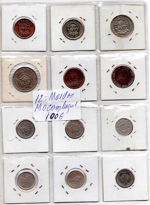 Moedas de Moçambique e República Portuguesa