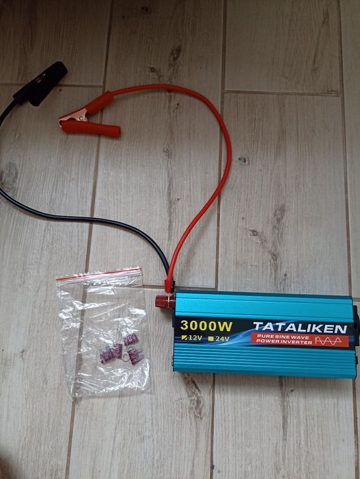 Інвертор инвертор перетворювач 12-220 V Tataliken 3000W чистий синус