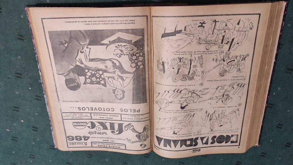 Sempre Fixe 104 Jornais (de 1934 a 1936) encadernados num único volume