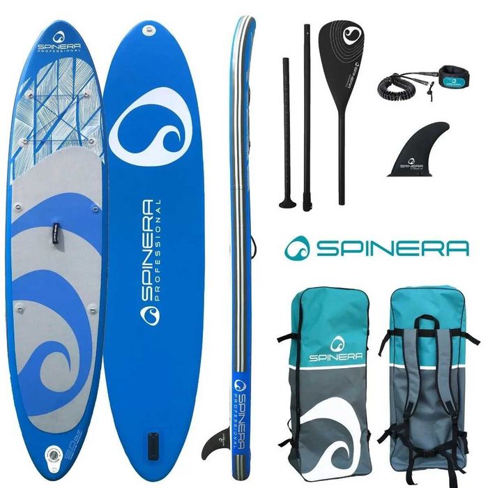 3 ШАРИ SPINERA Professional Rental SUP САП 12'0 board доска борд дошка SUP дошка 2 шари слоя доска надувна Stand Up Paddle board борд SUB SAP надувная