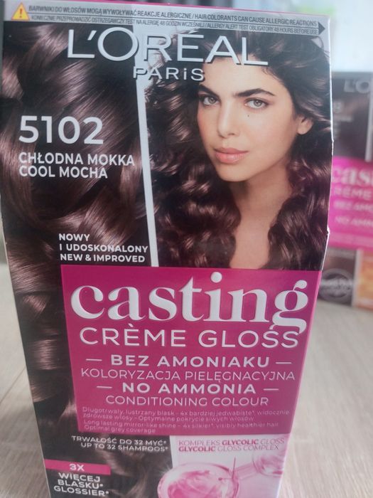 2 opakowania Casting Creme Gloss 5102 chlodna mokka