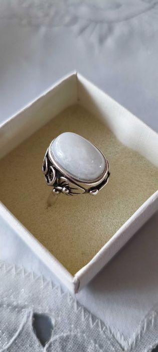 Pierścionek Kwarc Lodowy