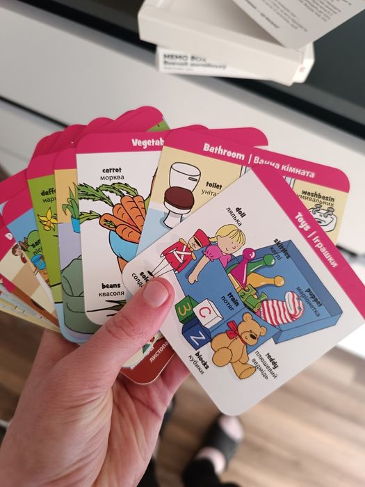 Гра Вивчай англійську, 35 карток