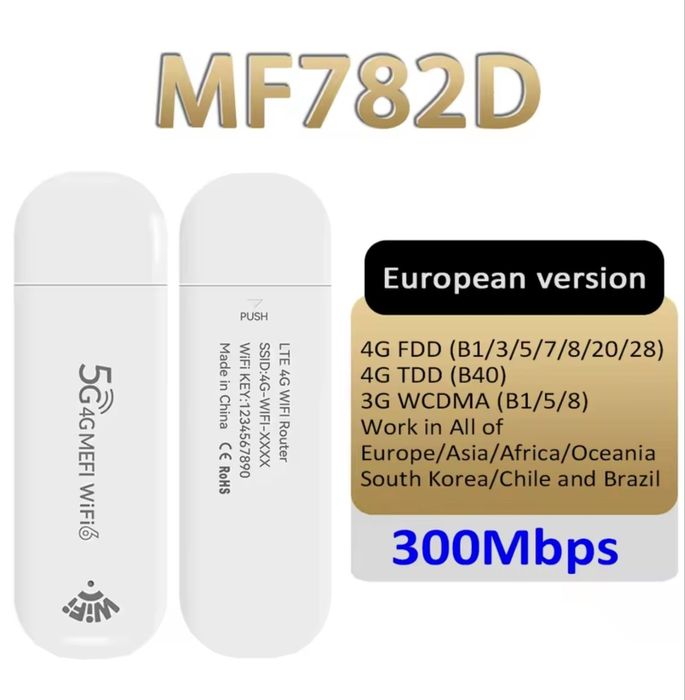 TIANJIE 4G USB Wi Fi 6 2.4G модем 300 Mbps