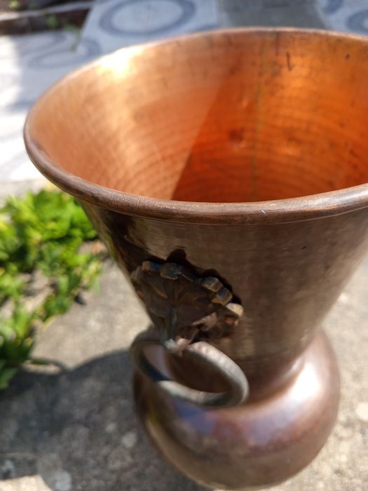 Suporte de chapéus de cobre