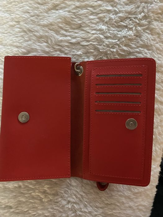 Batycki skorzane etui na telefon/karty
