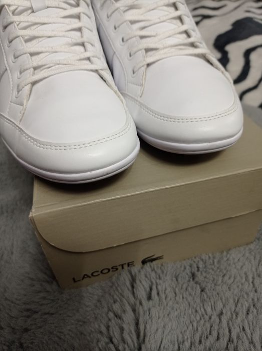 Buty Lacoste Chaymon rozmiar 43 skóra skórzane białe j. Nowe męskie