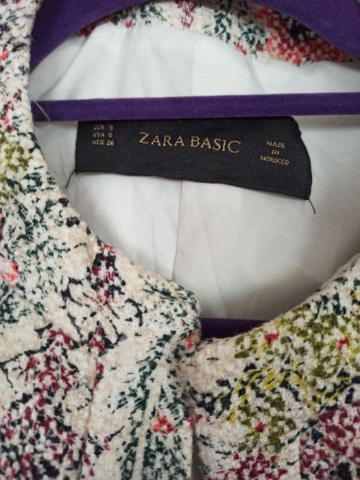 narzutka marynarka bawełna zara S