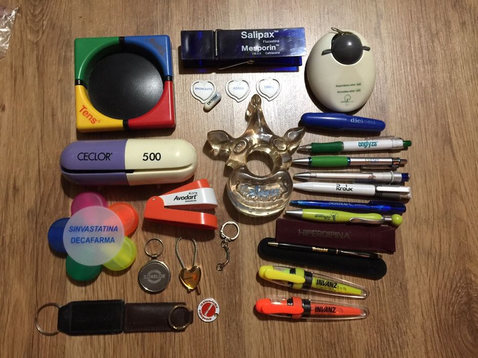 Lote de artigos de publicidade medicamentos - propaganda médica