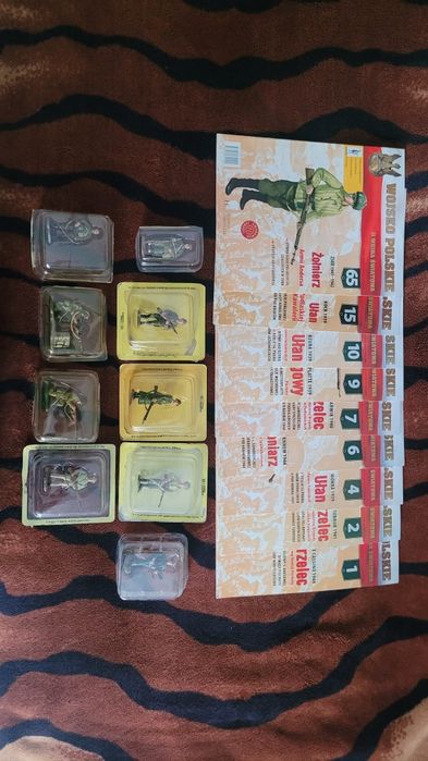 Figurki Wojsko Polskie kolekcja hachette 9 sztuki