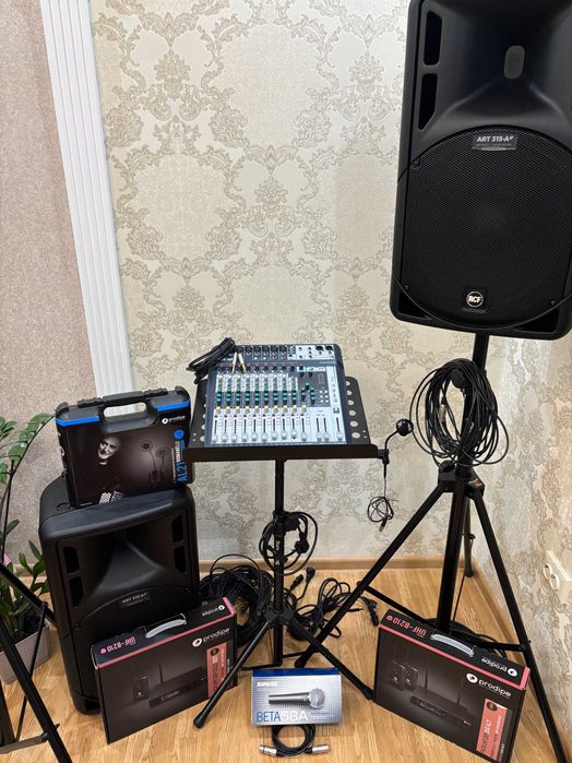 Комплект мікрофонів для акордеона ProdipeAL21 + Радіосист UHF DSP Duo